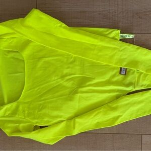 SKIMS Neon Yellow Bodysuit
